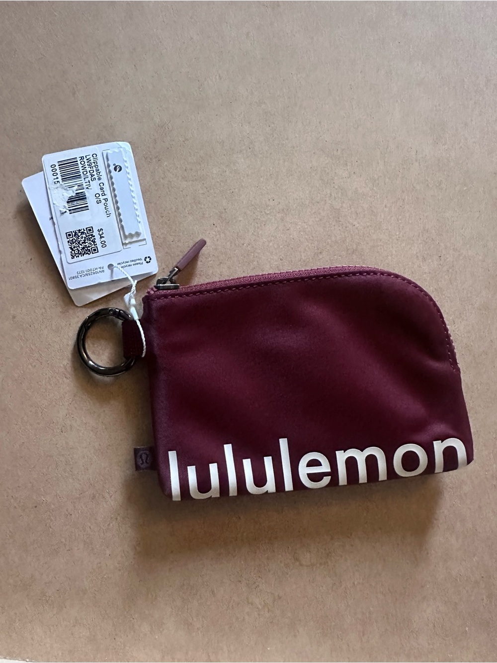 Lululemon Clippable Card Pouch